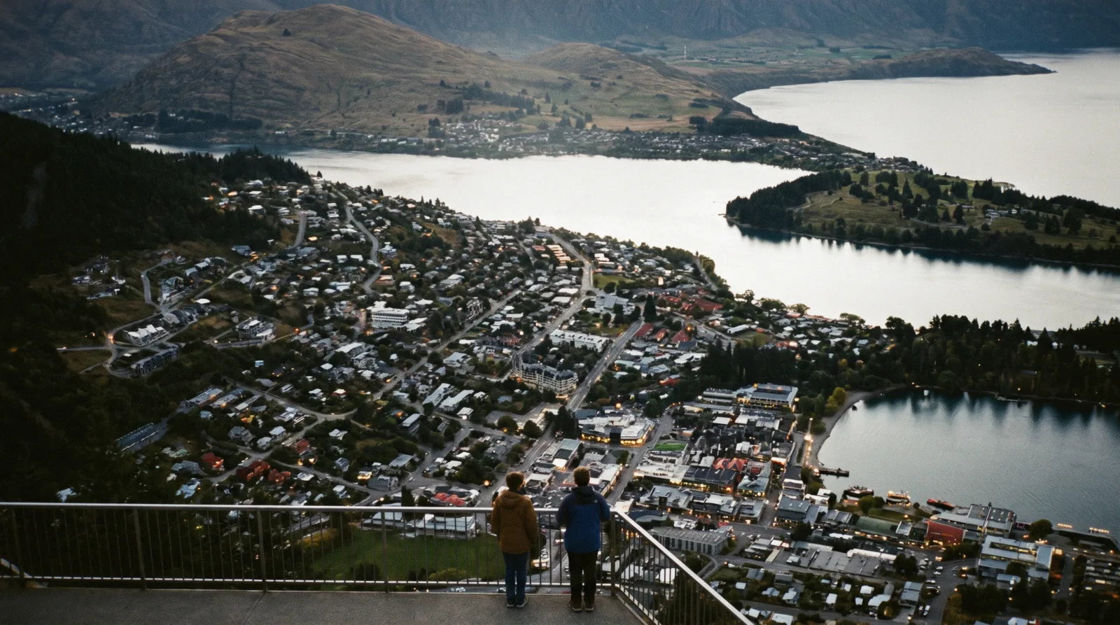 The Shotover River canyon on the second day of a two-day trip to Queenstown, New Zealand